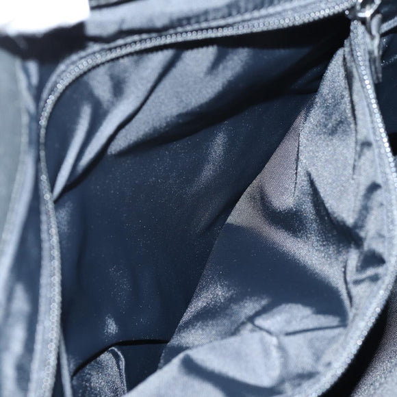 GUCCI Shoulder Bag Nylon Black Auth bs10426