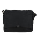 GUCCI Shoulder Bag Nylon Black Auth bs10426-2