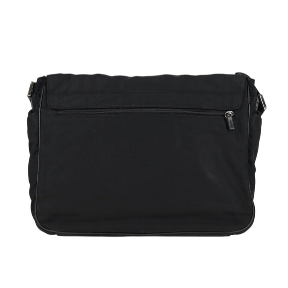 GUCCI Shoulder Bag Nylon Black Auth bs10426