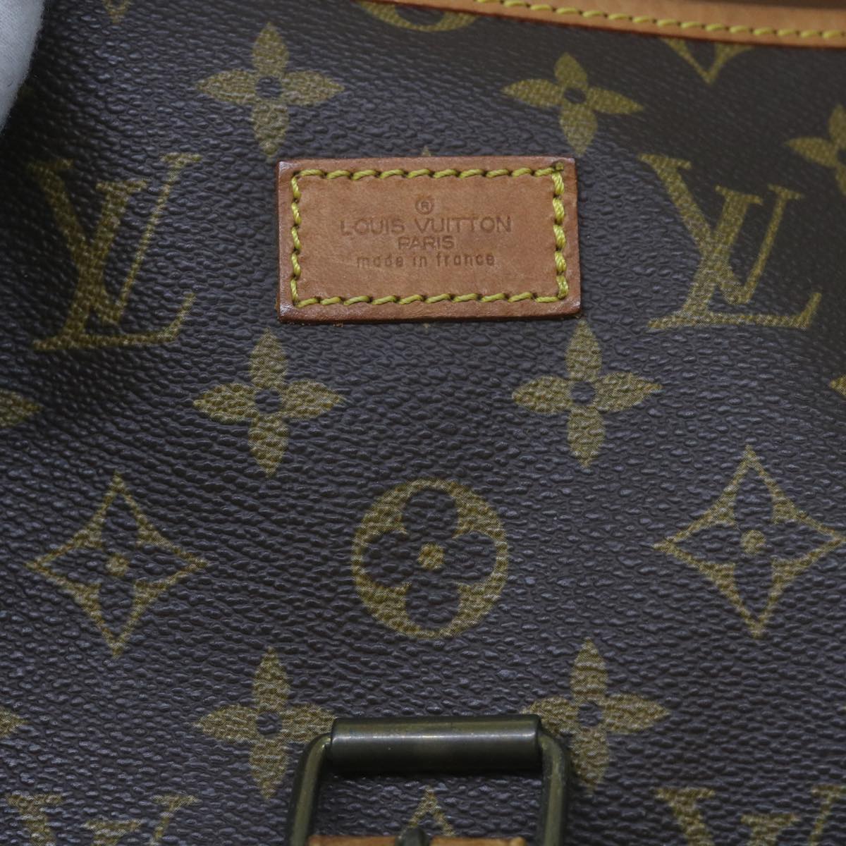 LOUIS VUITTON Monogram Saumur 35 Shoulder Bag M42254 LV Auth bs10450