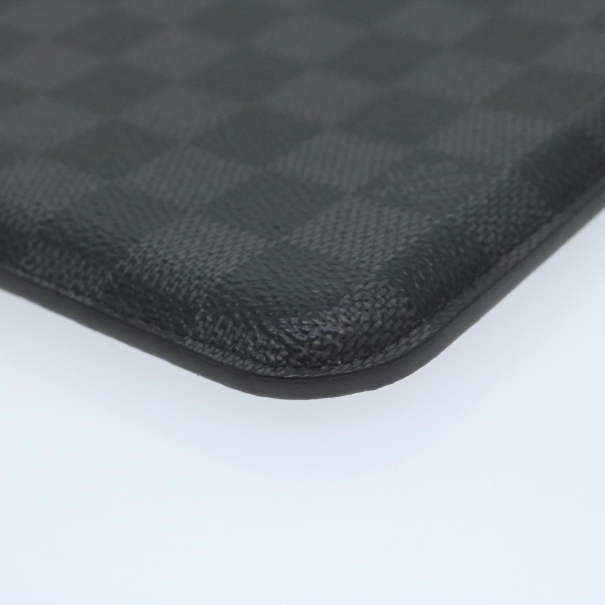 LOUIS VUITTON Damier Graphite Etui iPad Case N60033 LV Auth bs10453