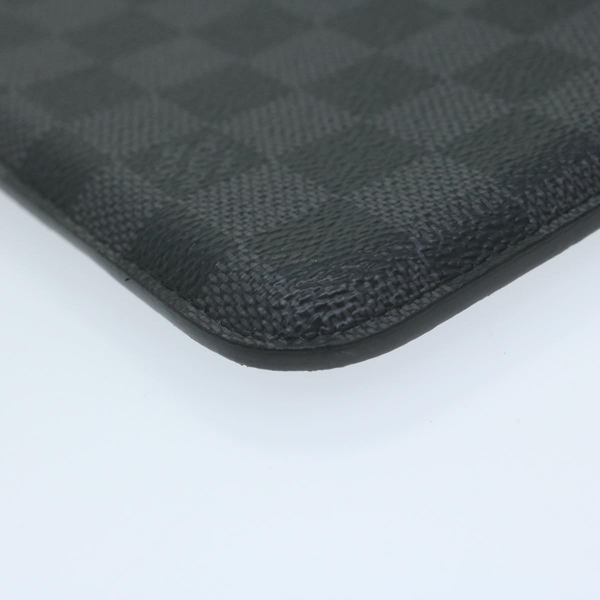 LOUIS VUITTON Damier Graphite Etui iPad Case N60033 LV Auth bs10453