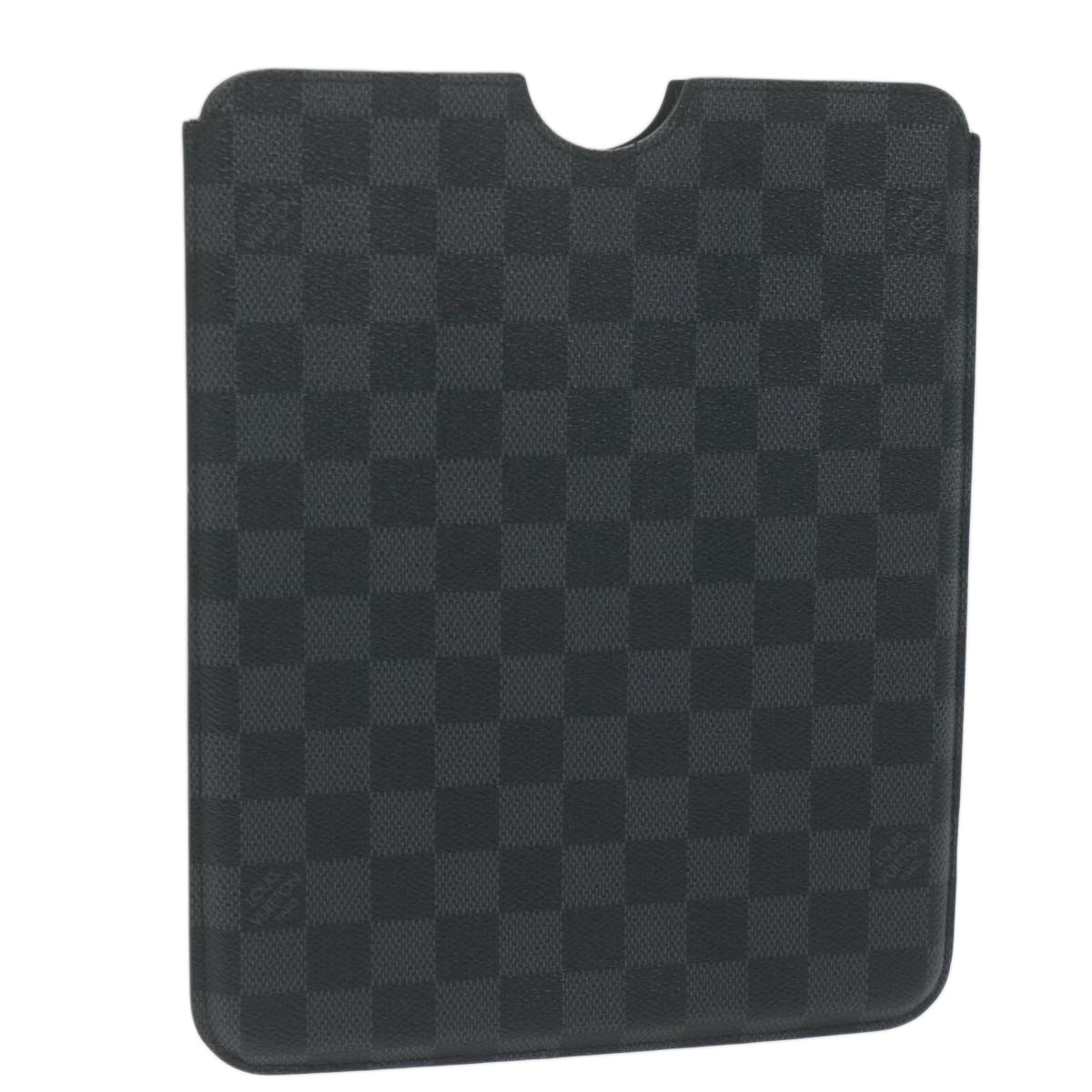 LOUIS VUITTON Damier Graphite Etui iPad Case N60033 LV Auth bs10453