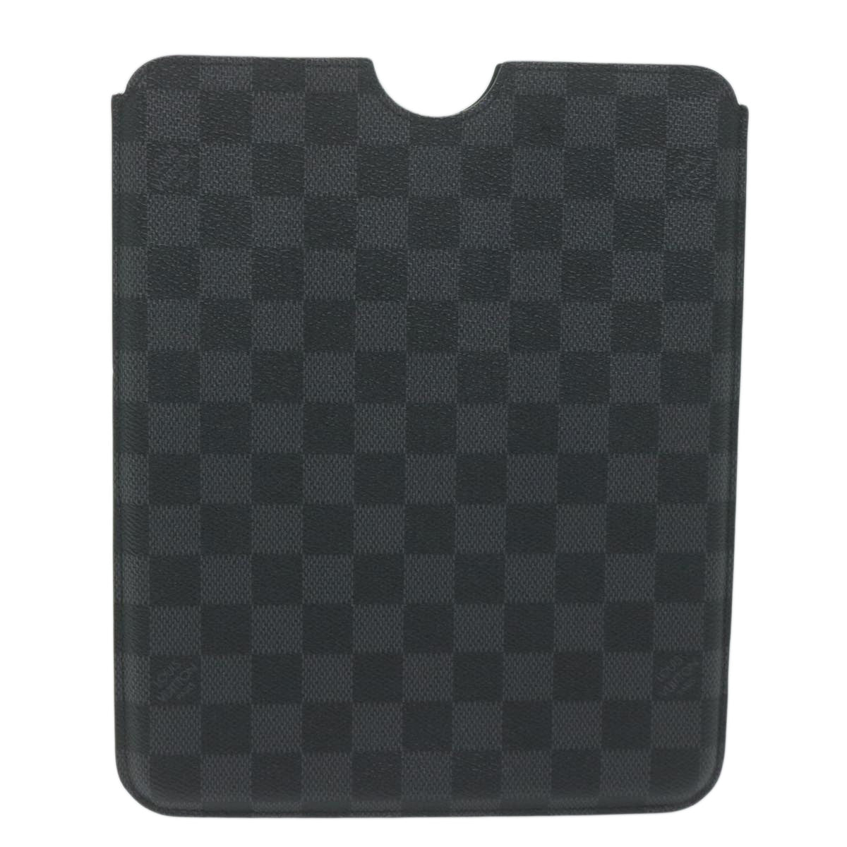 LOUIS VUITTON Damier Graphite Etui iPad Case N60033 LV Auth bs10453