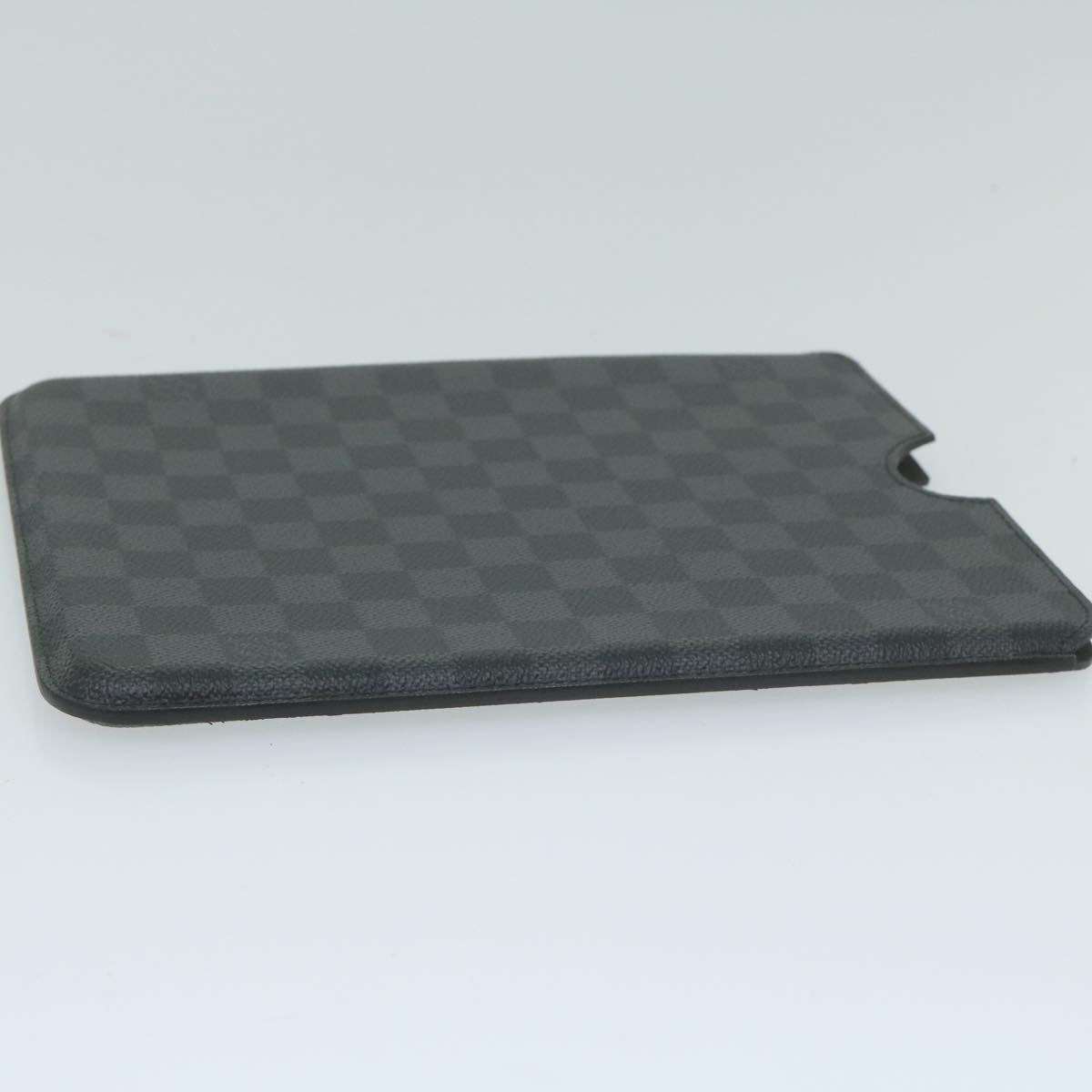 LOUIS VUITTON Damier Graphite Etui iPad Case N60033 LV Auth bs10453