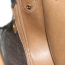 Christian Dior Honeycomb Canvas Shoulder Bag PVC Black Auth bs10475-17