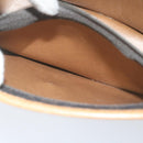 Christian Dior Honeycomb Canvas Shoulder Bag PVC Black Auth bs10475-12