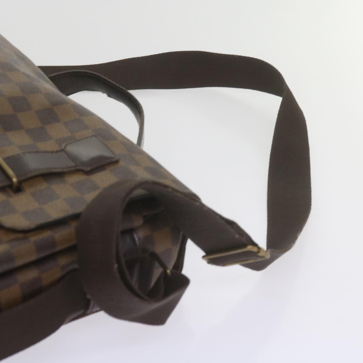 LOUIS VUITTON Damier Ebene Broadway Shoulder Bag N42270 LV Auth bs10513