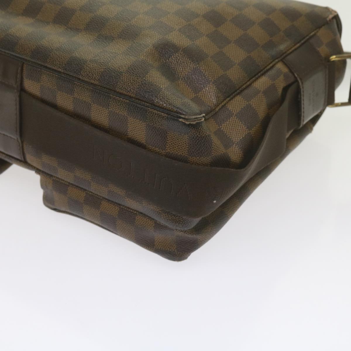 LOUIS VUITTON Damier Ebene Broadway Shoulder Bag N42270 LV Auth bs10513