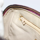 CHANEL Chain Shoulder Bag Suede Purple CC Auth bs10550-21