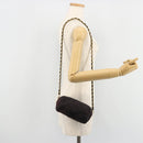 CHANEL Chain Shoulder Bag Suede Purple CC Auth bs10550-24