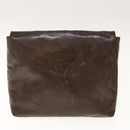 CHANEL Tote Bag Patent leather Brown CC Auth bs10555-20