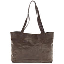 CHANEL Tote Bag Patent leather Brown CC Auth bs10555-2