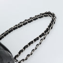 CHANEL Chain Shoulder Bag Patent leather Black CC Auth bs10600-15