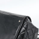 CHANEL Chain Shoulder Bag Patent leather Black CC Auth bs10600-10