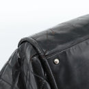 CHANEL Chain Shoulder Bag Patent leather Black CC Auth bs10600-11