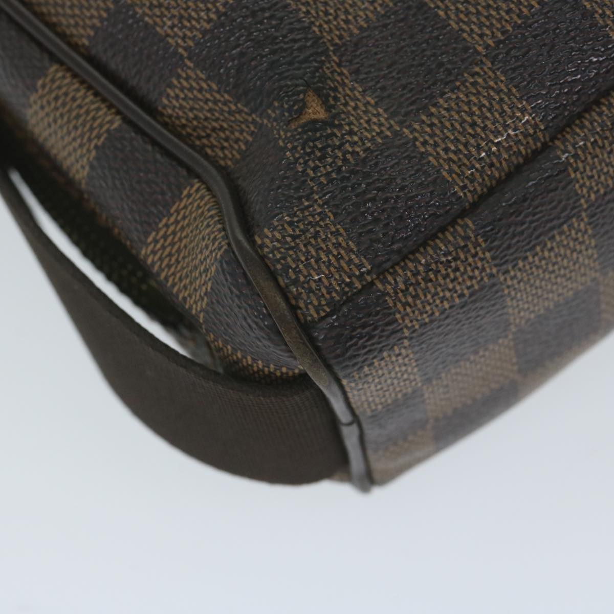 LOUIS VUITTON Damier Ebene Olaf PM Shoulder Bag N41442 LV Auth bs10639