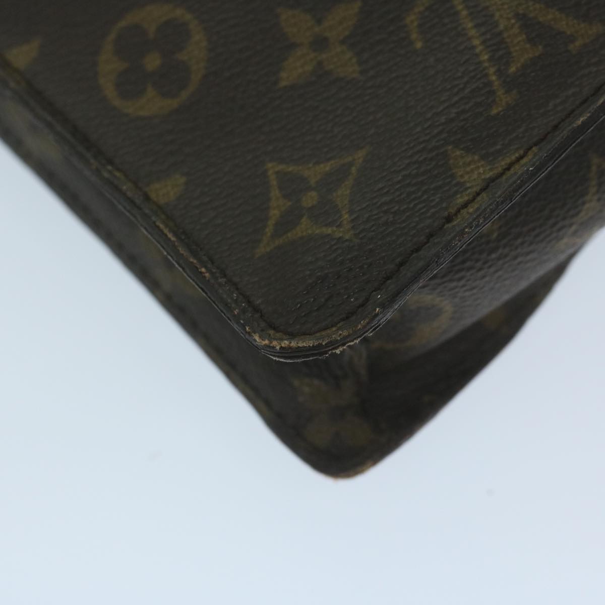 LOUIS VUITTON Monogram Porte Documents Senatur Briefcase M53335 LV Auth bs10640