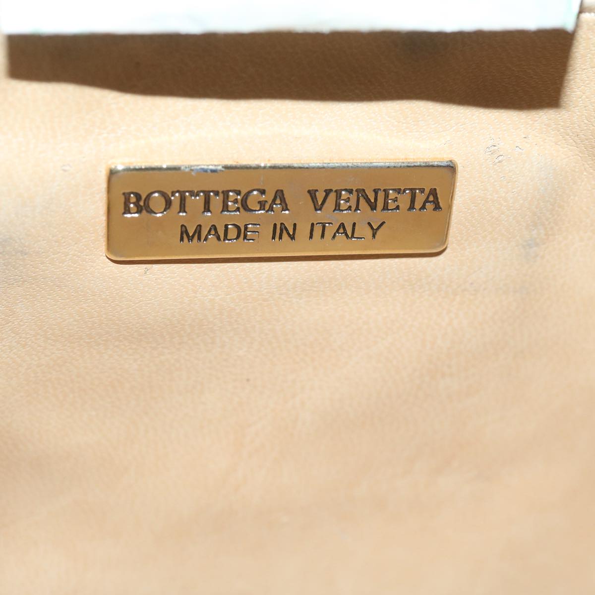 BOTTEGAVENETA INTRECCIATO Shoulder Bag Leather Navy Auth bs10707