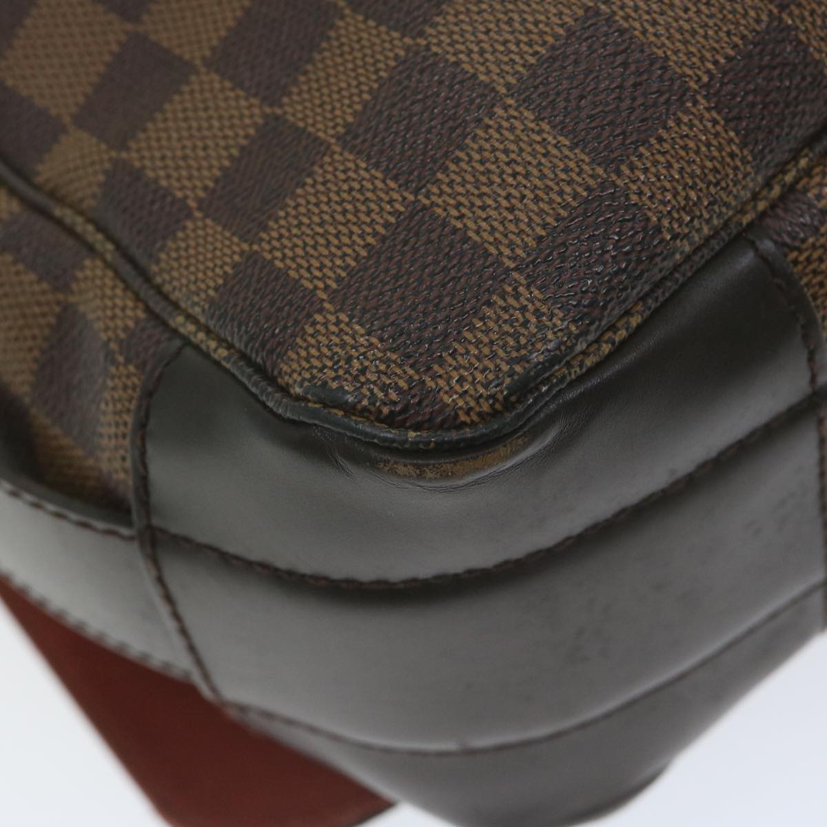 LOUIS VUITTON Damier Ebene Bastille Shoulder Bag N45258 LV Auth bs10712