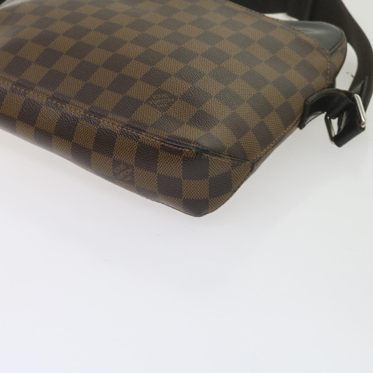 LOUIS VUITTON Damier Ebene Jake Messenger PM Shoulder Bag N41568 LV Auth bs10717