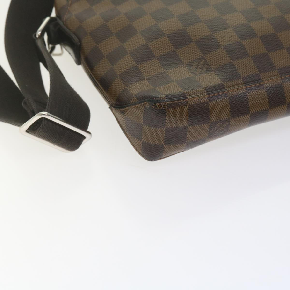 LOUIS VUITTON Damier Ebene Jake Messenger PM Shoulder Bag N41568 LV Auth bs10717