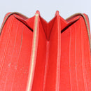 LOUIS VUITTON Monogram Empreinte Zippy Wallet Red M63691 LV Auth bs10719-18