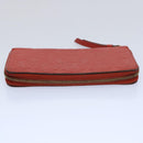 LOUIS VUITTON Monogram Empreinte Zippy Wallet Red M63691 LV Auth bs10719-5