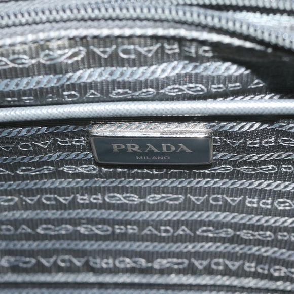 PRADA Tote Bag Nylon 2way Gray Auth bs10723