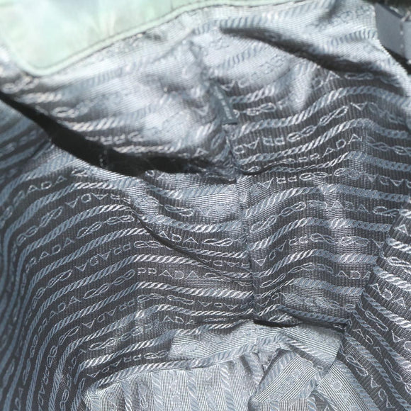 PRADA Tote Bag Nylon 2way Gray Auth bs10723