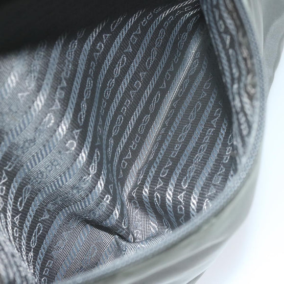 PRADA Tote Bag Nylon 2way Gray Auth bs10723