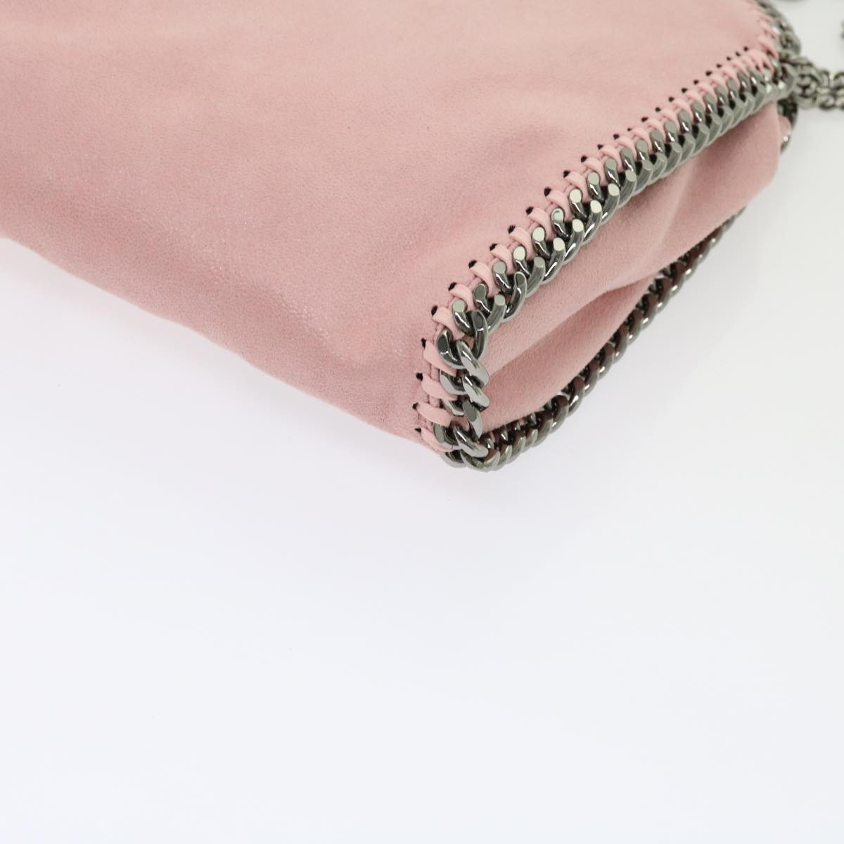 Stella MacCartney Chain Falabella Shoulder Bag polyester Pink Auth bs10808