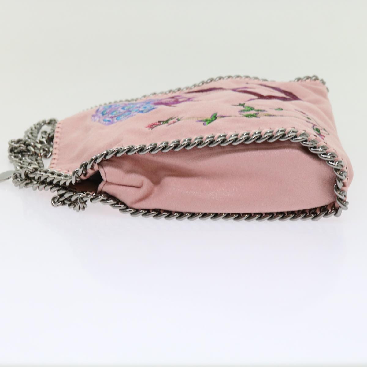 Stella MacCartney Chain Falabella Shoulder Bag polyester Pink Auth bs10808