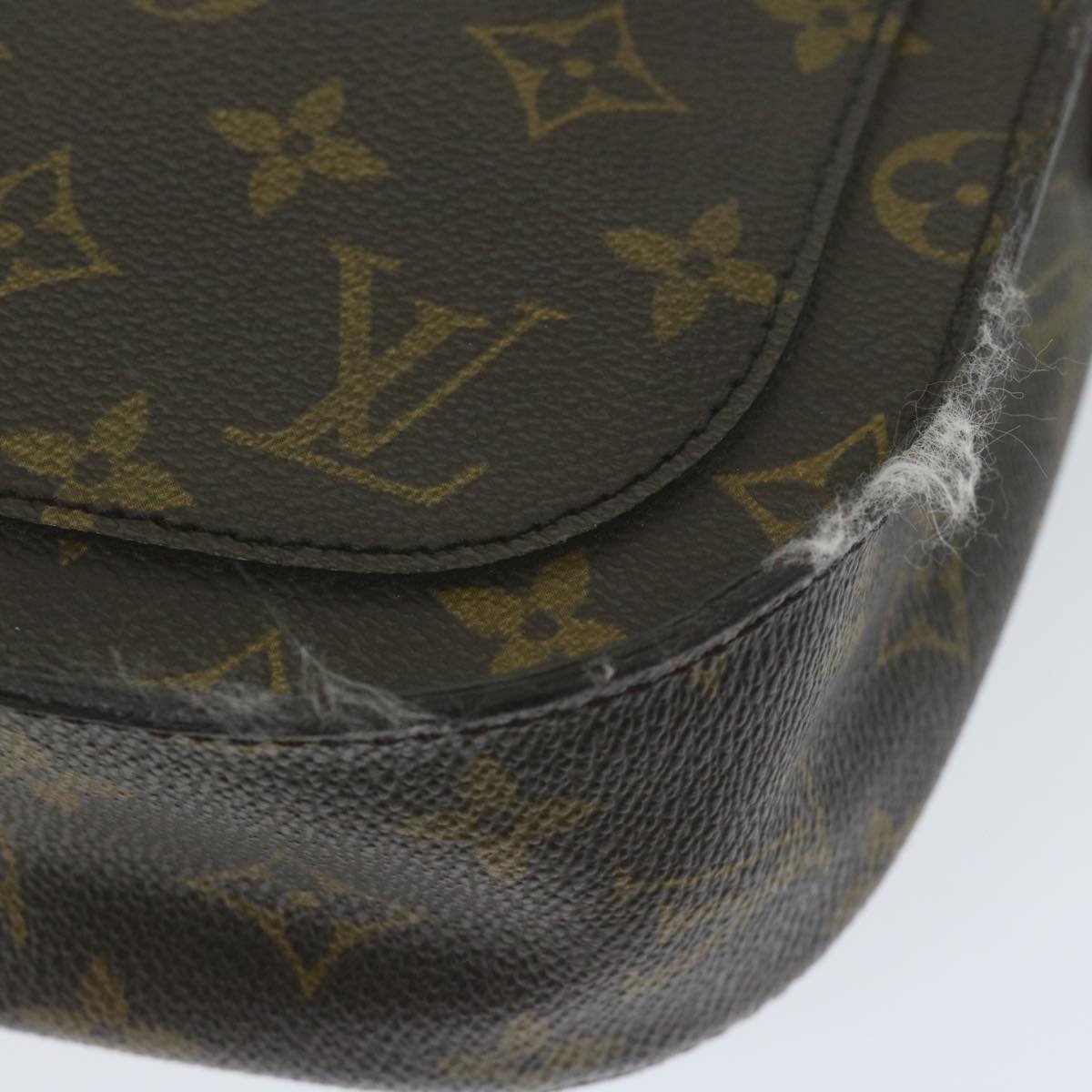 LOUIS VUITTON Monogram Saint Cloud GM Shoulder Bag M51242 LV Auth bs10832