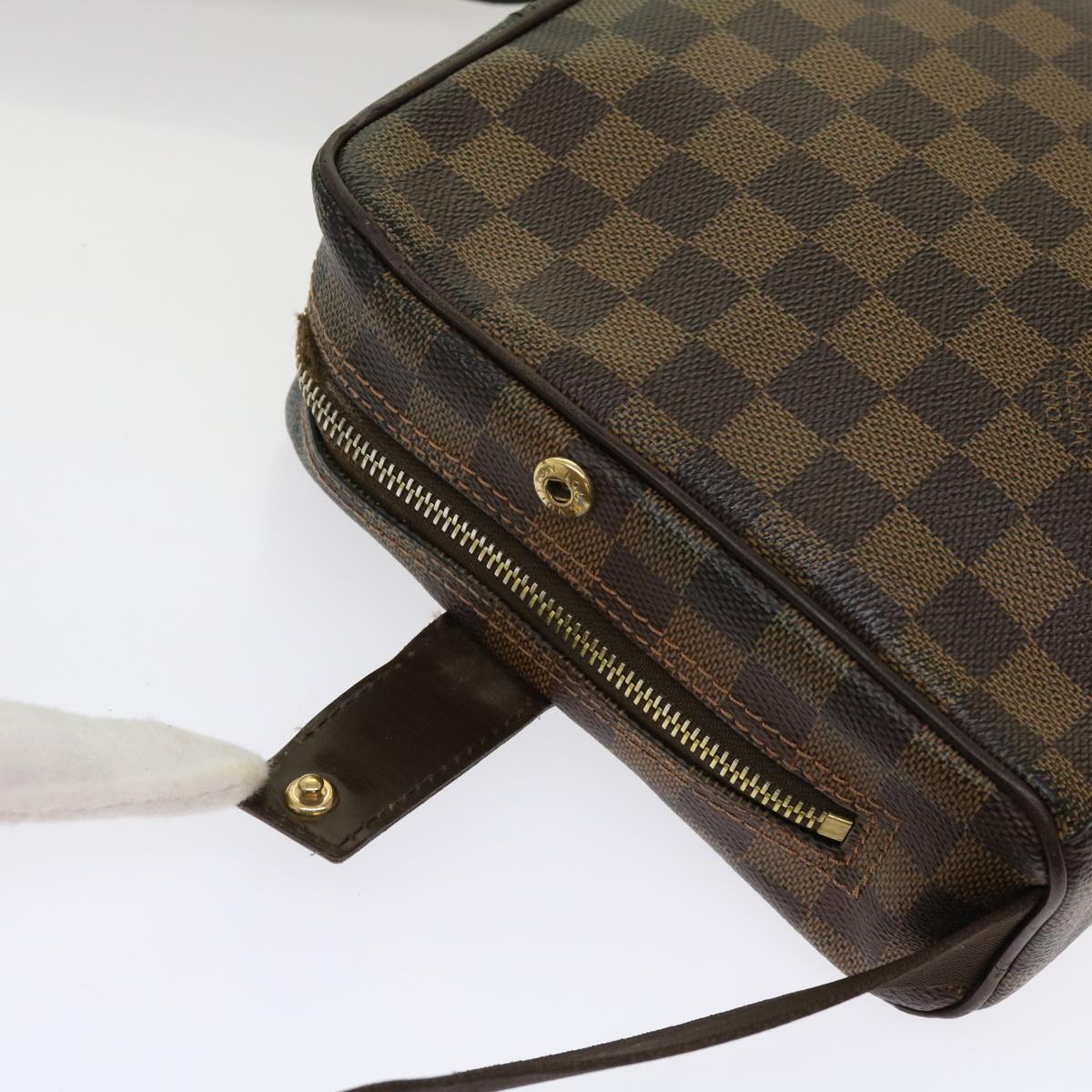 LOUIS VUITTON Damier Ebene Olaf PM Shoulder Bag N41442 LV Auth bs10853