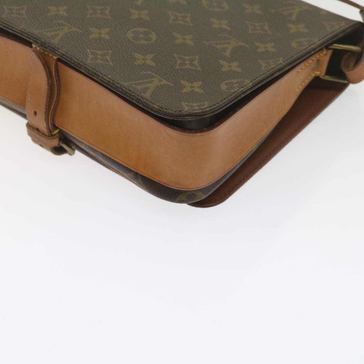 LOUIS VUITTON Monogram Cartouchiere GM Shoulder Bag M51252 LV Auth bs10864