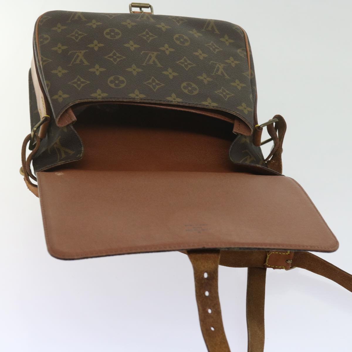 LOUIS VUITTON Monogram Cartouchiere GM Shoulder Bag M51252 LV Auth bs10864