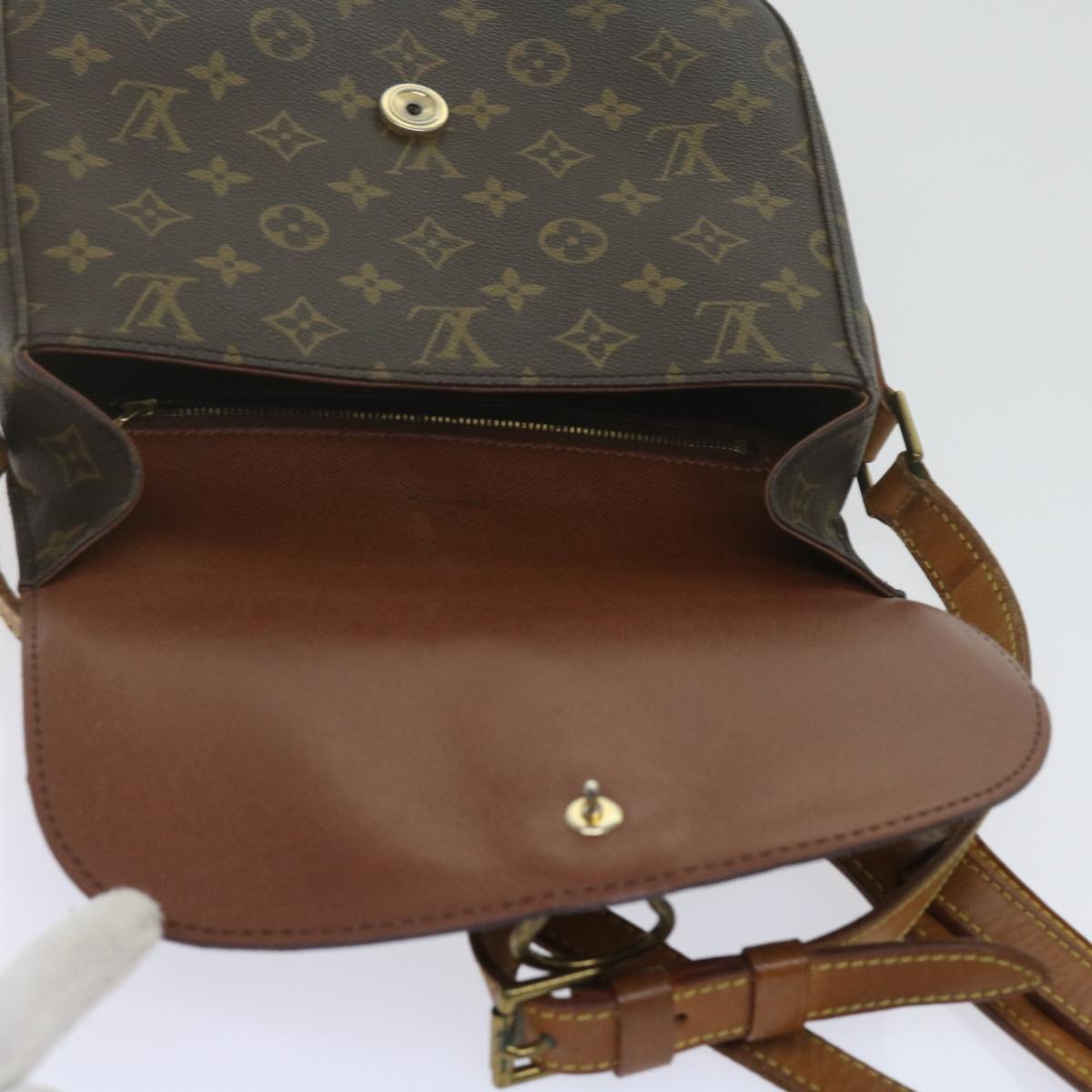 LOUIS VUITTON Monogram Saint Cloud GM Shoulder Bag M51242 LV Auth bs10865