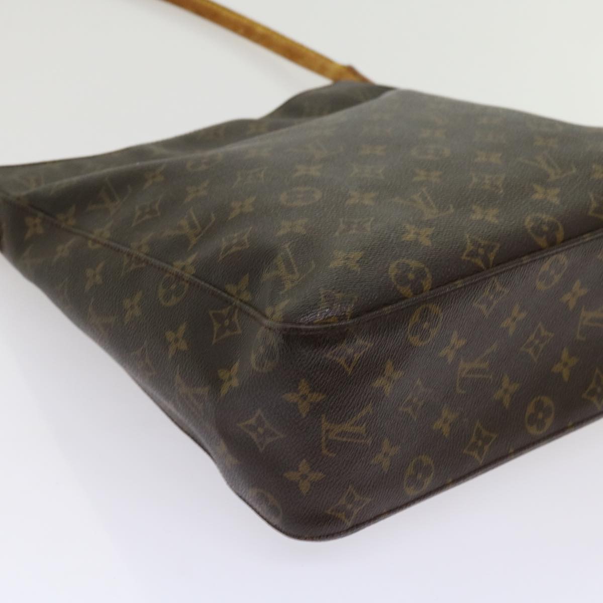 LOUIS VUITTON Monogram Looping GM Shoulder Bag M51145 LV Auth bs10963