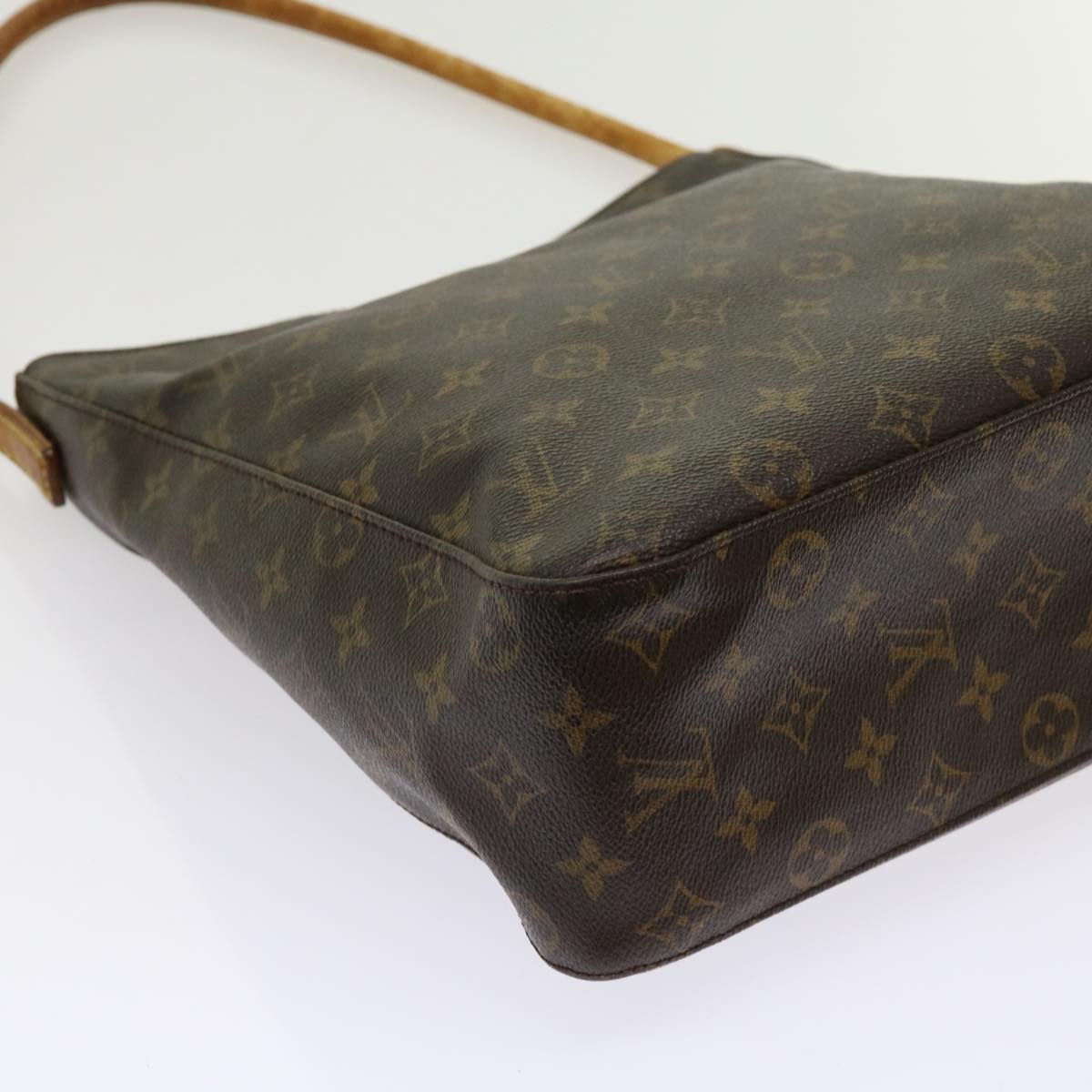 LOUIS VUITTON Monogram Looping GM Shoulder Bag M51145 LV Auth bs10963