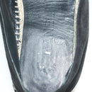 CHANEL Pumps Shoes Velor 38 Black CC Auth bs10973-17