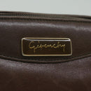 GIVENCHY Shoulder Bag Leather Brown Auth bs11018-18