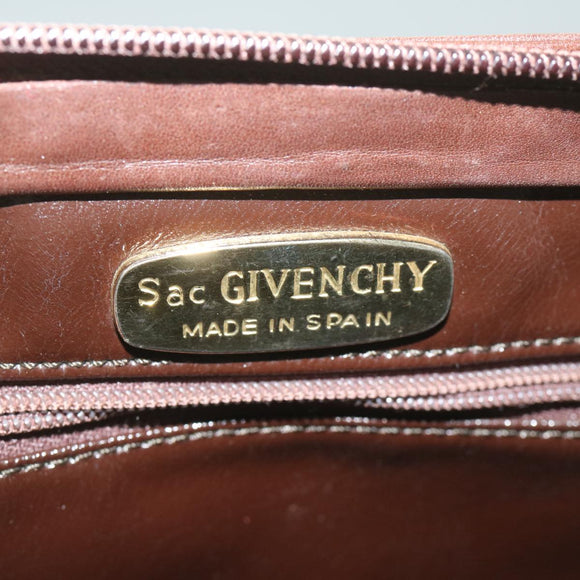 GIVENCHY Shoulder Bag Leather Brown Auth bs11018
