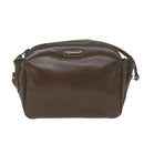 GIVENCHY Shoulder Bag Leather Brown Auth bs11018-13