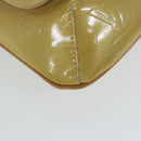 LOUIS VUITTON Monogram Vernis Thompson Street Bag Beige M91301 LV Auth bs11055-15