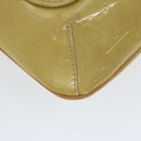 LOUIS VUITTON Monogram Vernis Thompson Street Bag Beige M91301 LV Auth bs11055-10