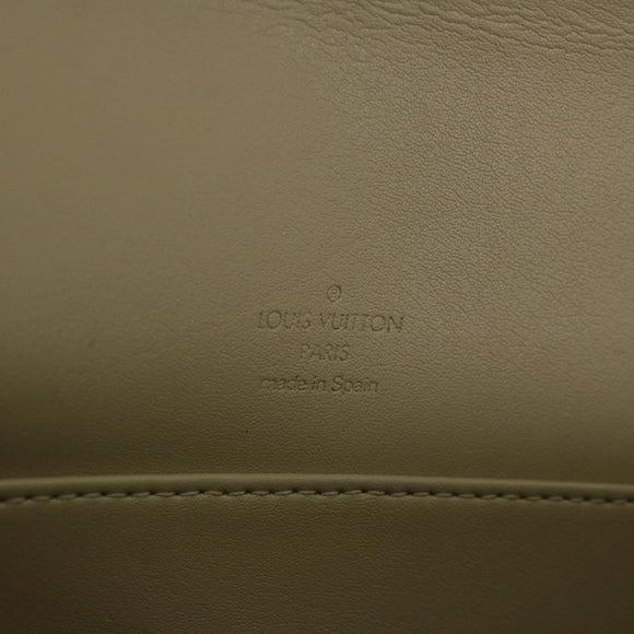 LOUIS VUITTON Monogram Vernis Thompson Street Bag Beige M91301 LV Auth bs11055
