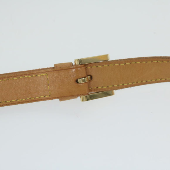 LOUIS VUITTON Monogram Vernis Thompson Street Bag Beige M91301 LV Auth bs11055