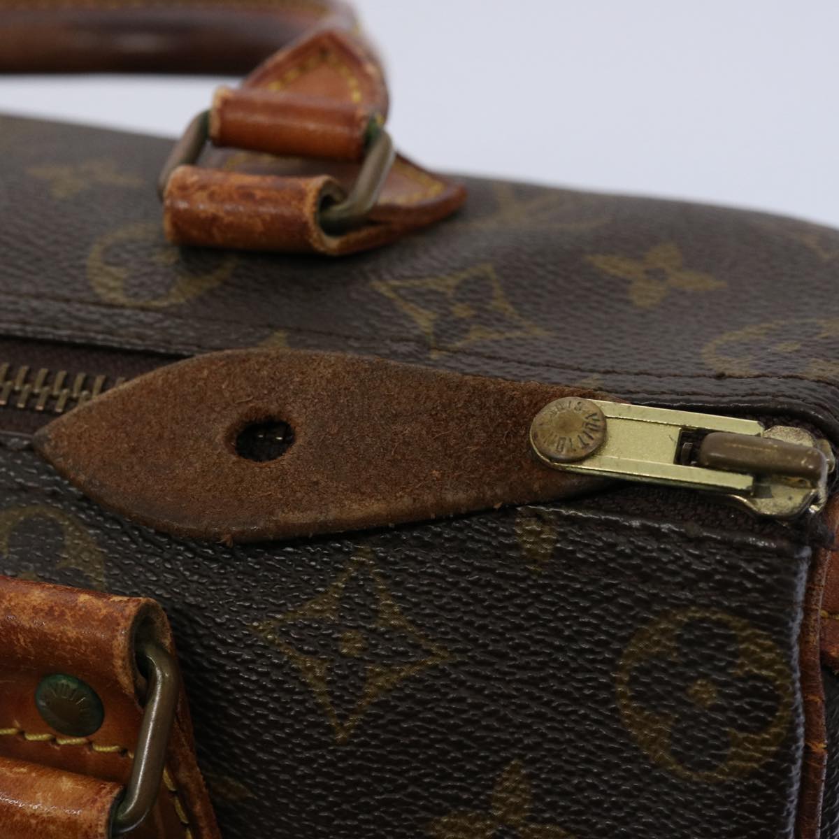 LOUIS VUITTON Monogram Speedy 25 Hand Bag M41528 LV Auth bs11056