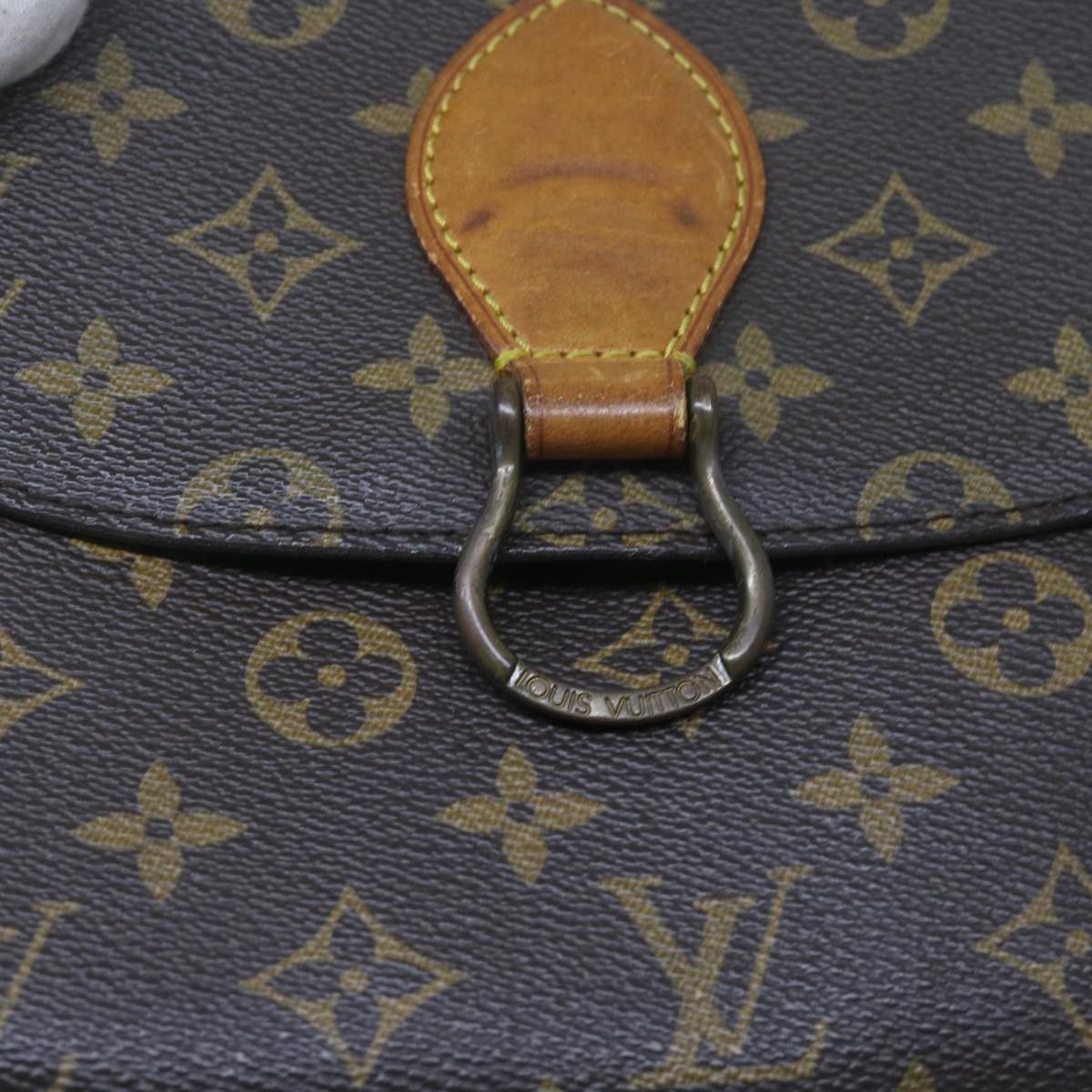 LOUIS VUITTON Monogram Saint Cloud GM Shoulder Bag M51242 LV Auth bs11060